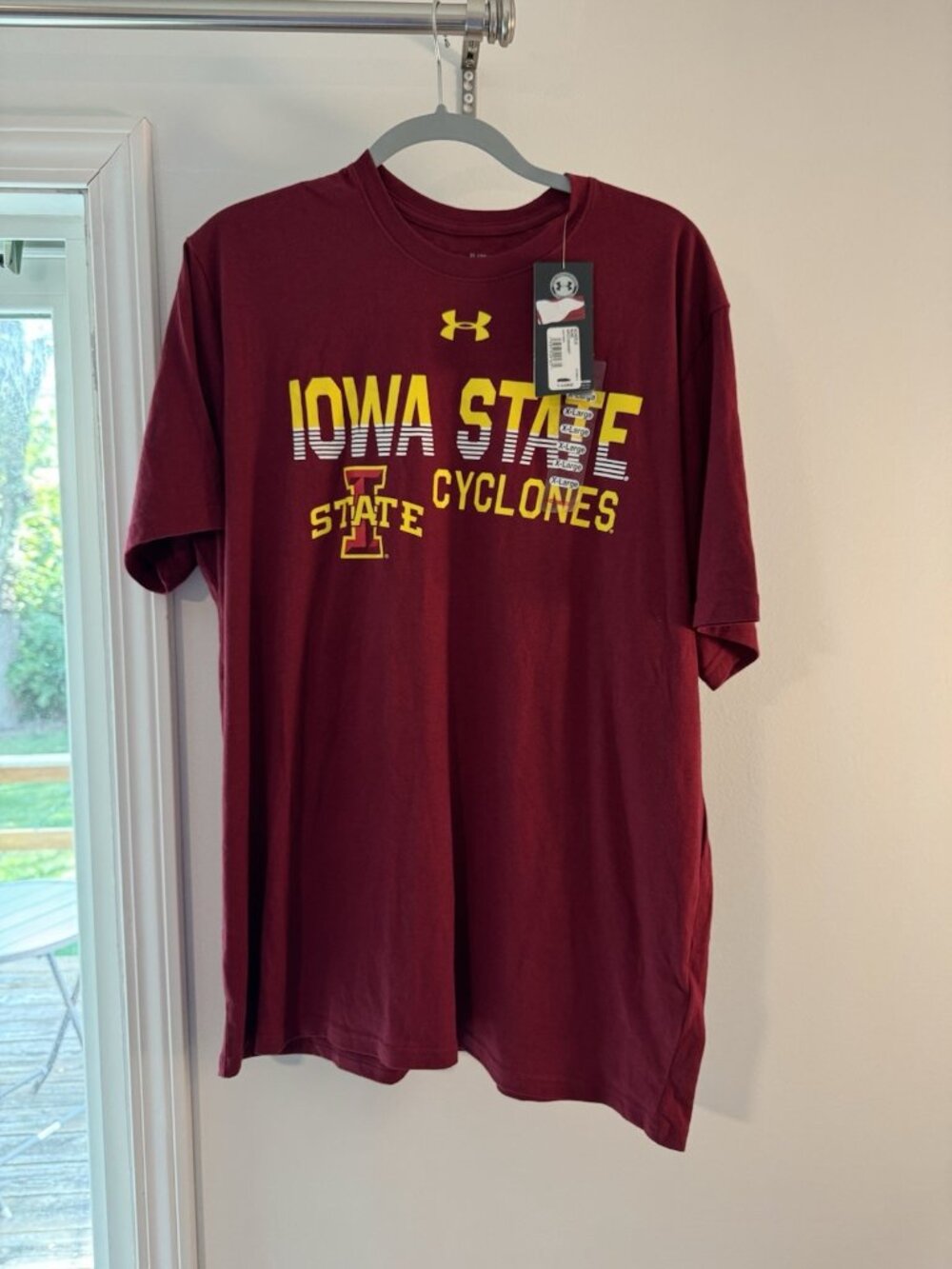 Under Armour Iowa State Cyclones Tee Men's XL Cardinal NWT